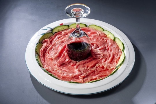 现切牛肉