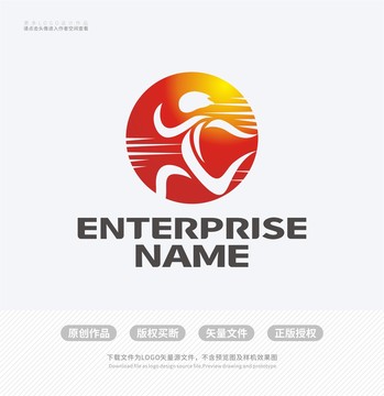 跑步健身会所俱乐部LOGO