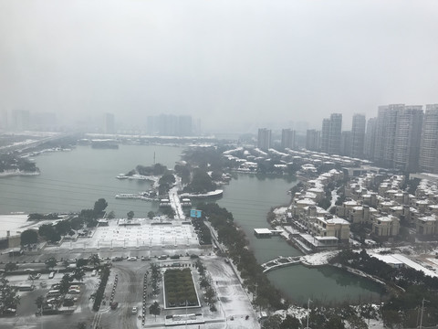 南方雪景