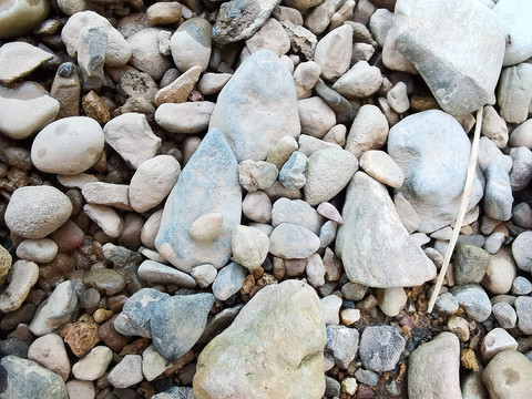 河坝小石子鹅卵石