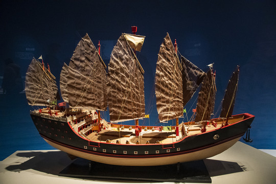 博物馆郑和宝船模型