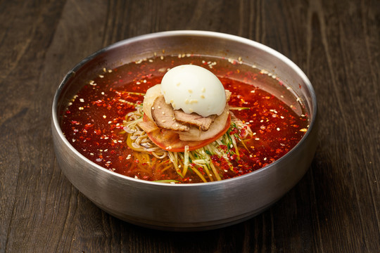 韩国料理美食摄影冷面