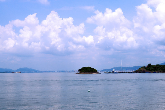 惠州巽寮湾海边风景图