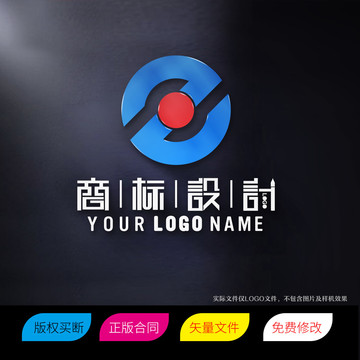 OD字母商标标志LOGO