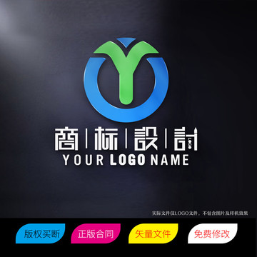 OY字母英文商标LOGO