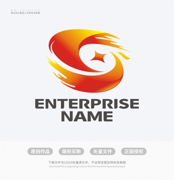 S字母凤凰科技公司LOGO