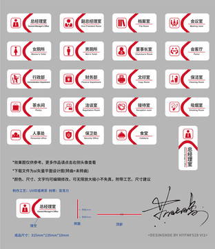 办公室导视标牌