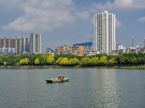 南宁南湖风光