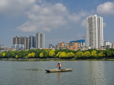 南宁南湖风光