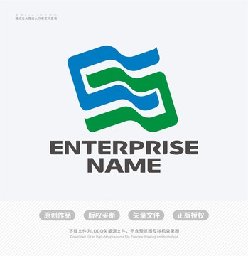 S字母教育LOGO标志设计