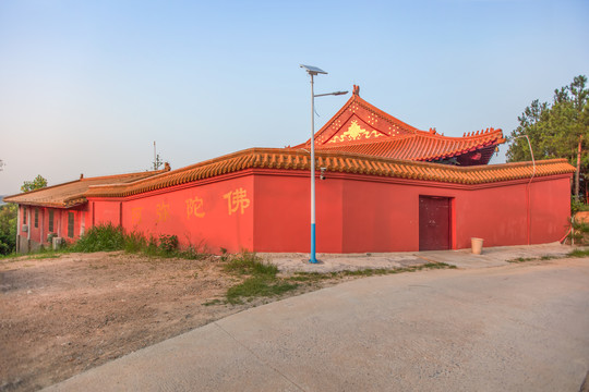 肥东岱山湖演法禅寺