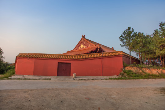 肥东岱山湖演法禅寺