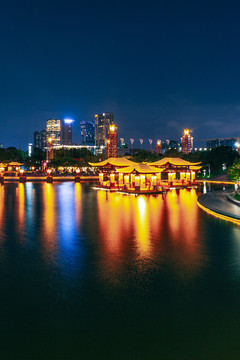 佛山南海千灯湖夜景