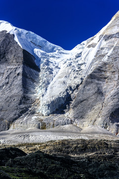 甘孜风光稻城亚丁央迈勇雪山