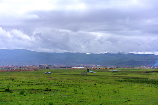 川西甘孜理塘高原草原牧场