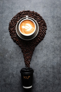 咖啡创意图