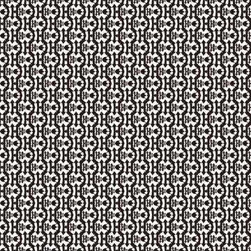 黑白抽像艺术四方连续图案