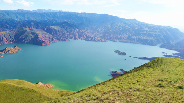 青海李家峡水库黄河