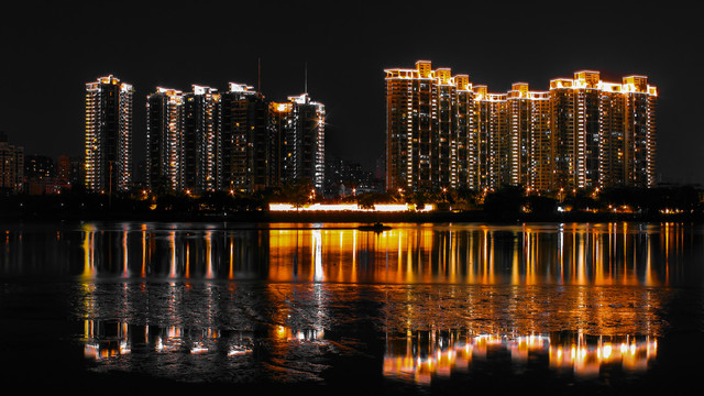 迷人的都市夜景