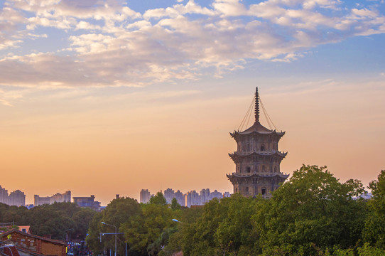 东西塔仁寿塔风景