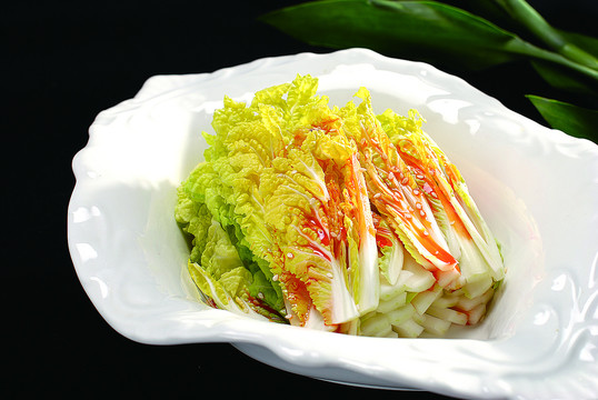酸辣娃娃菜