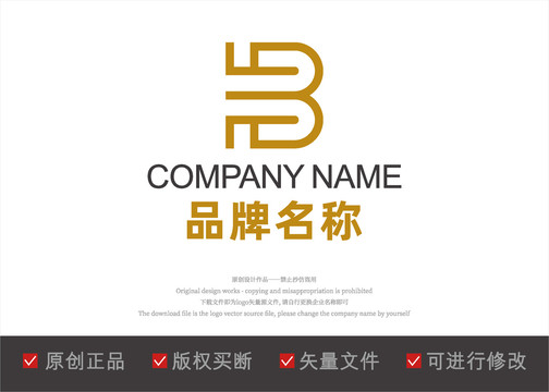 B字母logo