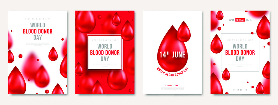 世界献血者日三维图海报