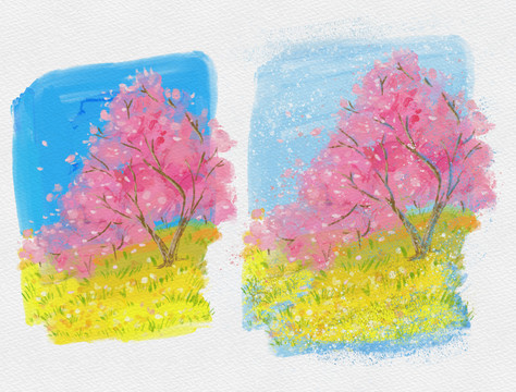 春日樱花打包