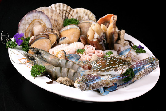 海鲜拼盘