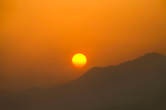 塔川村日出
