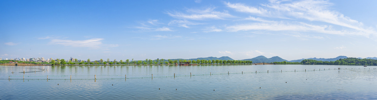 杭州西湖风光高清全景图