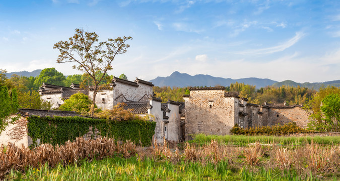 宏村全景图