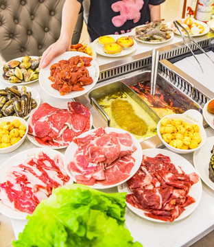 海鲜烤肉菜品