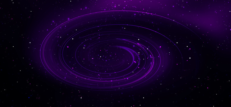 暗紫色星空
