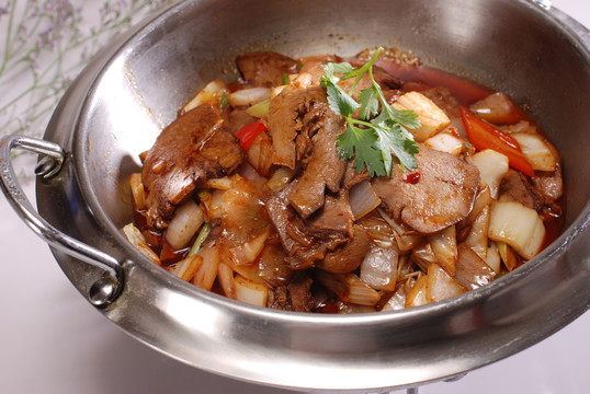 干锅牛杂