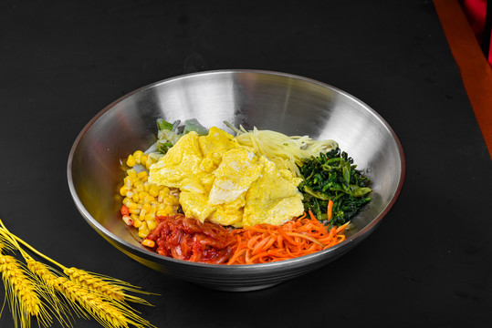 捞饭韩式拌饭蔬菜饭轻食