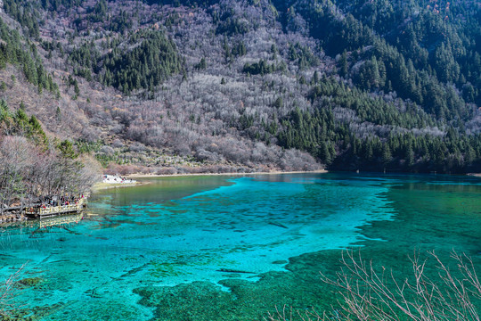 九寨沟镜海风光