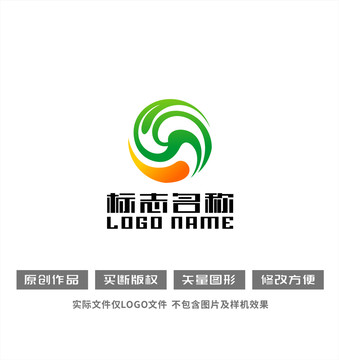 太极环保健康logo