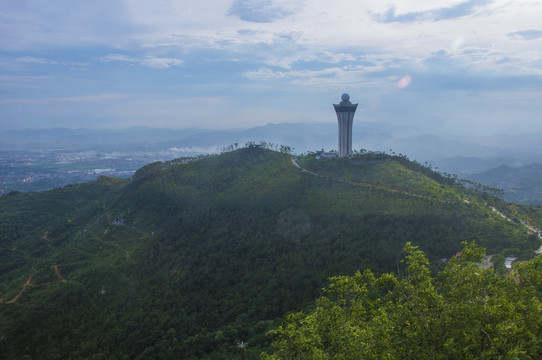 紫帽山山顶大景