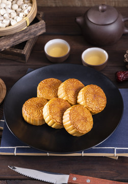 中国传统节日中秋节美食月饼