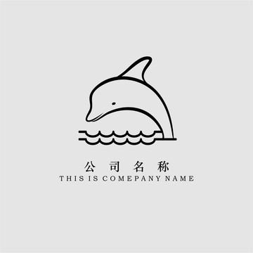 海豚标志logo