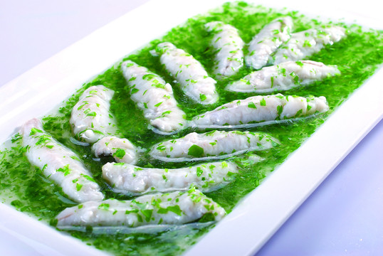 野荠菜烩黄鱼