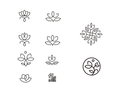 花logo图案