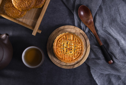 中国传统节日中秋节美食月饼