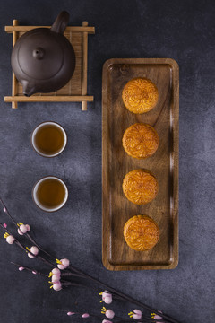 中国传统节日中秋节美食月饼