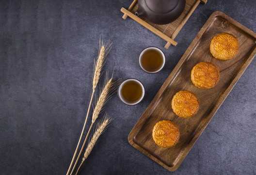 中国传统节日中秋节美食月饼