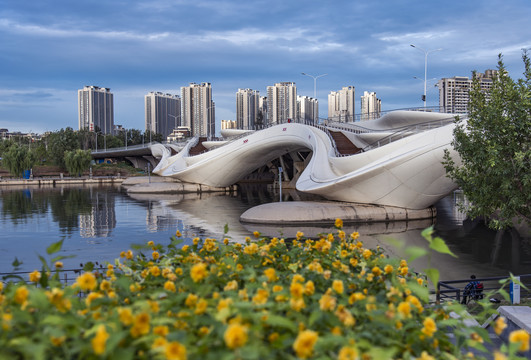 通州运河城市风光