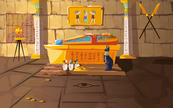 埃及法老王地窖插图