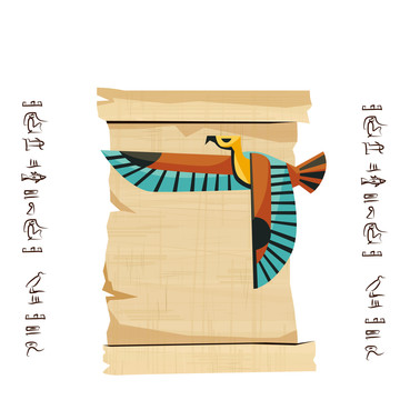埃及鸟类文字插图