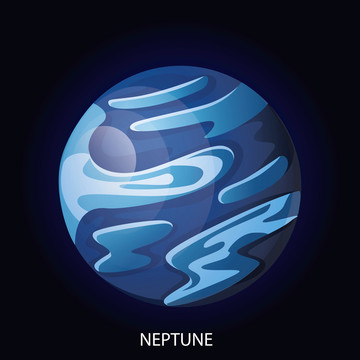 蓝色海王星插图